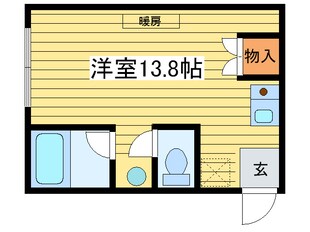 北ハウスの物件間取画像